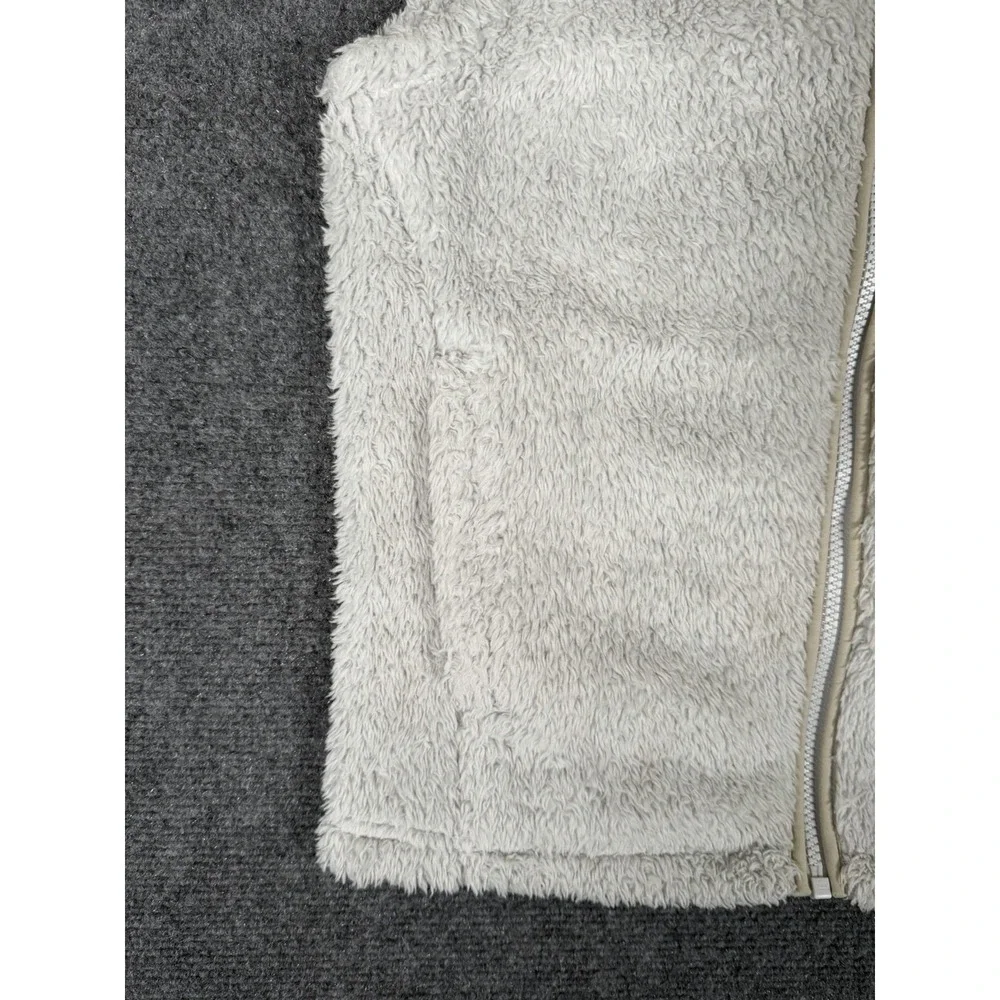 Patagonia Girls XL 14 Los Gatos White Sherpa Fleece Full Zip Vest 65490